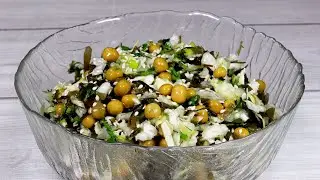САЛАТ из МОРСКОЙ КАПУСТЫ. Быстрый РЕЦЕПТ на каждый день