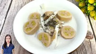 บวชชีกล้วยนึ่ง | แม่บ้านอาหารสุขภาพ