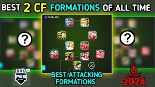 Best 2cf formations of All Time | Best formations in efootball | efootball 2024 mobile