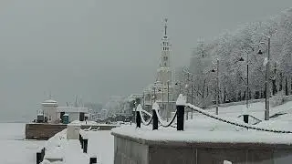 Северный Речной Вокзал. Канал им. Москвы. Зима.