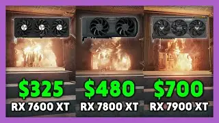 Is the RX 7900 XT worth $375 more for its performance? (RX 7600 XT vs RX 7800 XT vs RX 7900 XT)