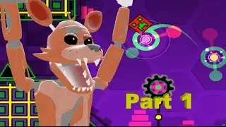 [SFM] FNAF - Foxy's Geometry Dash Frenzy! || PART 1