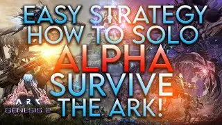 How To SOLO ALPHA Survive The Ark EASY On Official Servers!😱😏 | Ark Survival Evolved