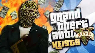 GTA 5 Heists Funny Moments - Save the Bald Dude, Extreme Prison Break, Sneaky Cops!! (Funtage)