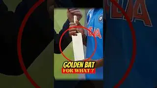 Champions Trophy मे ye Golden Bat Ka Award Kyu Diya Jata hai ? 