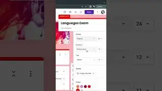 Google Forms Customise Fonts & Font Size 