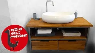 How to Build a Bathroom Vanity Cabinet of LOFT STYLE