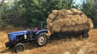 УБИРАЕМ ТЮКИ СОЛОМЫ.