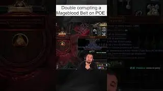 Double Corrupting another Mageblood Belt on POE ! 