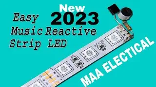 Music Reactive Led circuit || HOME MADE || Lights that pulse to music