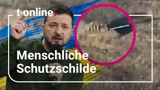 Panzer gesprengt: Russen nutzen Soldaten als menschliche Schutzschilde