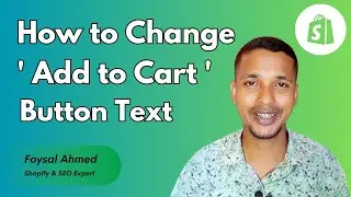 How to Change Add to Cart Button Text in Shopify ✅ Shopify Store Design