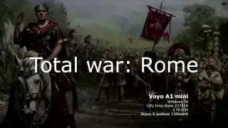Игра Total war: Rome (первая часть) на планшете Voyo A1 mini, tablet pc gameplay