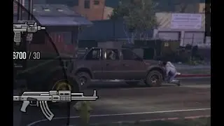 GTA 5 Farmers tractor catches fire, farmer gets ran over by  redneck!