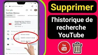 Comment supprimer l'historique de recherche sur l'application YouTube | Nouvelle mise à jour YouTube