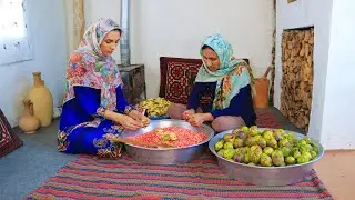 IRAN Village Life | Daily Routine Village Life in Iran | Pomegranate Harvest
