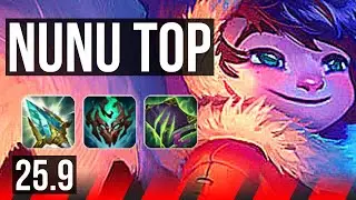 NUNU & WILLUMP vs AATROX (TOP) | Rank 2 Nunu | EUNE Challenger | 25.9