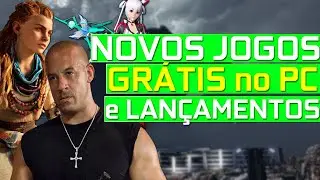 8 NOVOS JOGOS GRÁTIS no PC e LANÇAMENTOS da SEMANA