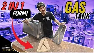 How-To Make a Simple Gas Tank From Scratch! Bead & Hammer Forming Sheet Metal