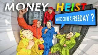 MONEY HEIST PARKOUR || COLOR Team Whats a free day not war Black Bad Guy || ( EPIC LIVE STORY )