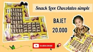 cara membuat Snack love Chocolatos simple kekinian