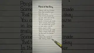 Moral of the Story Song Lyrics (REQUESTED) | Ashe 