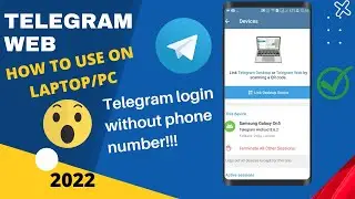 How to Use Telegram on Computer/Laptop ( 2022 ) || Telegram Login Without Phone Number