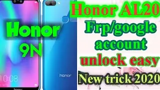 Honor AL20 Frp/google Account unlock New tricks 2020 easy