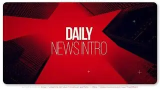 Daily News Opener AFTER EFFECTS Template Videohive 32297503