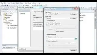 How to create a shared datasource connection in SQL server
