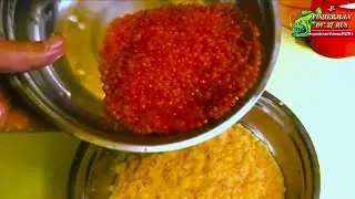 Salmon caviar, dry salting, Do you know how to salt caviar? Recipes from Fisherman DV 27.Rus