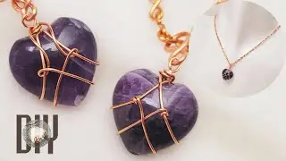 Barbie diamond castle necklace | Heart pendant | online tutorial | stone without hole | DIY 975