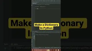Create a Dictionary Using Python