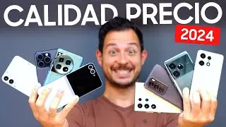 TOP Mejores Móviles CALIDAD PRECIO 2024| NO COMPRES un MOVIL sin ver ESTO!!