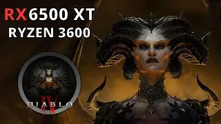 THIS GAME NEEDS MORE THAN 23GB RAM TO RUN ON HIGH! DIABLO 4 RX 6500 XT
