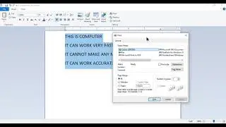 How To Print Any Document In Notepad • Wordpad or Any Others Text Editor