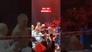 Александр Усик - Тайсон Фьюри нокдаун 