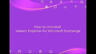 How to uninstall Veeam Explorer for Microsoft Exchange from Windows completely