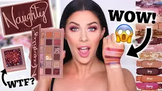 Huda Beauty Naughty Nude Eyeshadow Palette Review, Demo & Swatches