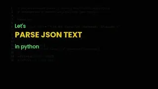 Parse json text in python