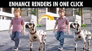 Make RENDERS Realistic in ONE CLICK | Krea AI | STEP BY STEP