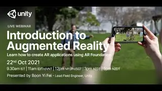 Introduction to Augmented Reality (AR) - Learn how to create AR applications using AR Foundation