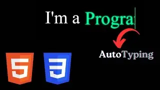 CSS Text Typing Animation Effect in HTML and CSS | Coding Cloud