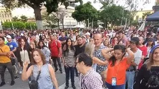 Orquesta San Salvador y jhosse lora en vivo. Centro Histórico.