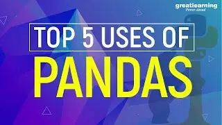 Top 5 uses of Pandas | Pandas Python | Pandas in Python | Great Learning