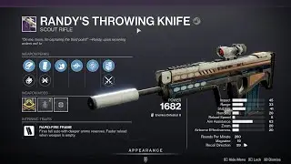 HOW TO GET RANDYS THROWING KNIFE - DESTINY 2