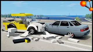LEGO CAR CRASH TEST! - BeamNg Drive