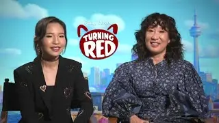 Rosalie Chiang and Sandra Oh on their new Disney/Pixar film 'Turning Red'