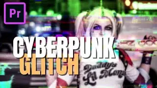 FREE Cyberpunk Glitch Template for Adobe Premiere Pro + Tutorial