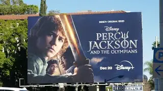 Percy Jackson And the Olympians Billboard Sunset Blvd Los Angeles California USA January 4, 2024